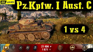 World of Tanks Pz.Kpfw. I Ausf. C Replay - 9 Kills 1K DMG(Patch 1.6.1)