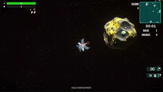 Space Battle - Mayhem - Devlog (Playing with different background)