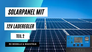 Mini Solaranlage!!! Ich habe eine mini Solaranlage gebaut./Teil 2