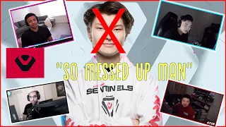 STREAMERS AND PRO REACT TO SINATRAA ALLEGATIONS 🤕(WARDELL, MYTH, TSM AND SENTINELS)