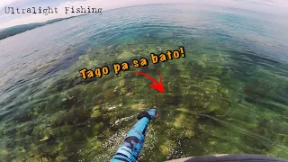 Lakas Magtago Sa Bato Ang mga Lapu - Lapu! (Grouper) | Ultralight Fishing Philippines | Ultralight