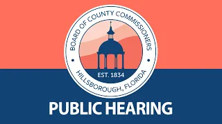 Board of County Commissioners: Public Hearing - 07.23.20