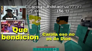 AURON CONOCE A JH DE LA CRUZ Y SE ACERCA CAROLA QUE NO ES DE DIOS | SQUID CRAFT GAMES 2