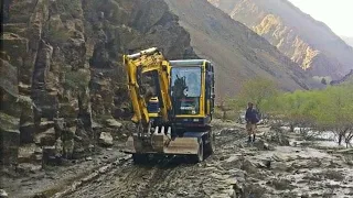 Arkari Road finally open for Jeebs #dangerous_road  #Chitral #KPK #roadtrip