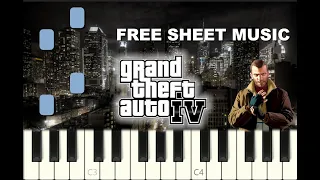 SOVIET CONNECTION from GTA IV, 2008, Piano Tutorial with free Sheet Music (pdf)