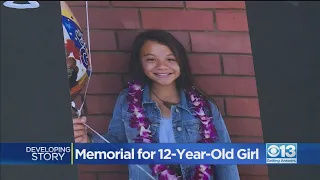 Memorial Held For Girl, 12, Who Died While Trying To Save Friend On Sacramento Freeway