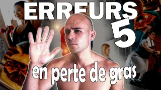 NE FAIS PAS ÇA (5 erreurs qui t'empêchent de perdre du gras)