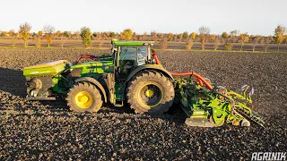 John Deere 6215R + Seminatrice Combinata Amazone | Semina Grano 2023 | Gobbo