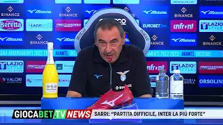 Sarri: "Partita difficile, Inter la più forte"