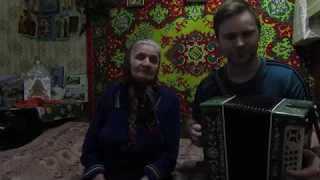 Белым снегом - Алексей Ерахтин с бабушкой Антониной Павловной, с. Бортсурманы