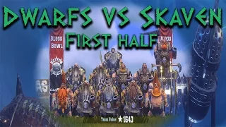 Blood Bowl 2: League - Game 1 Dwarfs vs Skaven Part 1