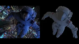 CGI Astronaut in space - VFX  - Spaceship - Space station - International Space Station