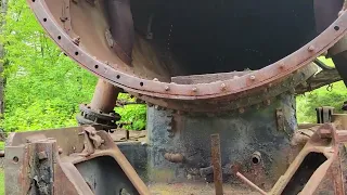 New Hope Railroad Abandoned Engine... 5-4-2023 New Hope, Pennsylvania