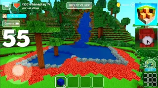 Beautiful Waterfall | TNT 💥💥| Block Craft: 3D Building Simulator Games For Free | Gameplay 55