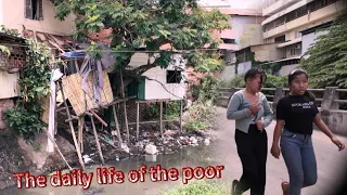 Asia!  No one knows the daily life of the Khmer people!  Take a stroll!  4k street view  2024