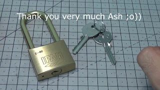 340 IFAM E40 ALL BRASS PADLOCK FROM LOCK NOOB GANZUADO, SPP sub eng