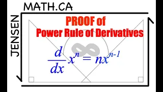 PROOF of Power Rule of Derivatives | Calculus MCV4U | jensenmath.ca