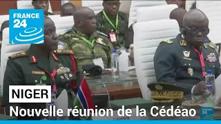 Nouvelle réunion de la Cédéao : l'intervention militaire au Niger, "dernière option sur la table"