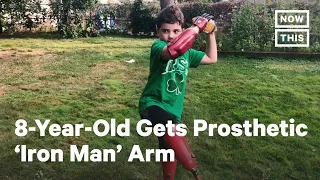 8-Year-Old Gets Prosthetic 'Iron Man' Arm | NowThis