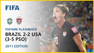 Brazil 2-2 USA (3-5 PSO) | Germany 2011 | FIFA Women's World Cup