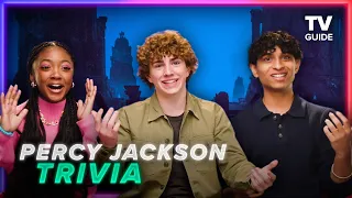 Percy Jackson Cast Takes the Fandom Wiki Quiz | Walker Scobell, Leah Sava Jeffries, Aryan Simhadri