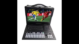17.3" HD LCD live broadcast all in one video recording streaming equipment live production switcher