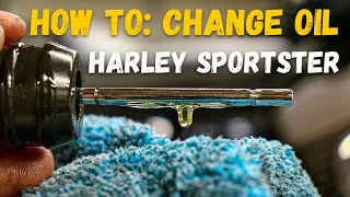HOW TO: Change Oil - Harley Davidson Sportster