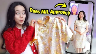 Mother-In-Law bought me Traditional Chinese Dress for my Bday *try on haul