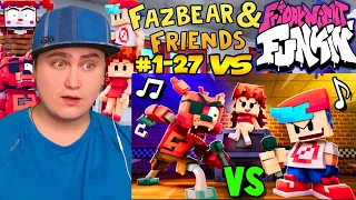 Friday Night Funkin' VS FNAF! 🎵 - Fazbear and Friends SHORTS #1-27 Compilation | Reaction