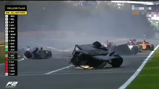 Antonie Hubert Death Formula 2 Horrific Crash...(2 Angles) SPA Fracorchamps 2019.