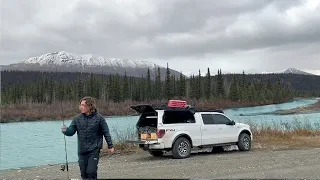 Riverside Truck Camping in Alaska