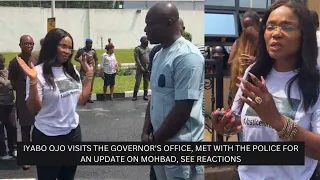 Iyabo Ojo visits the Governor's office, met with the Police for an update on Mohbad, see reactions