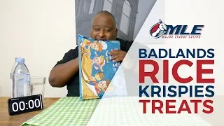 Badlands Booker Eats Massive 2 Pound Rice Krispies Treat!