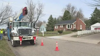 High waves, power outages caused by strong winds