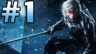 Metal Gear Rising Revengeance Walkthrough Part 1 - Chapter 1 (Hard Difficulty) (PS3/X360) [HD]