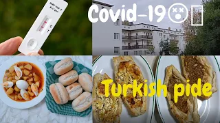 I am back with full energy after covid-19🤧🤧Tried tiktok viral video of Turkish pide with puff pastry