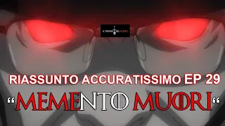 RECENSIONE DEATH NOTE EPISODIO 29 RIASSUNTO ACCURATISSIMO "MEMENTO MUORI"