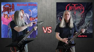 Spiritual Healing VS Cause Of Death (Old School Death Metal Guitar Riffs Battle)