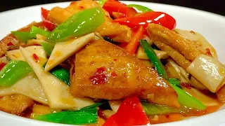 I would like to share with you the most delicious way to use tofu and king oys