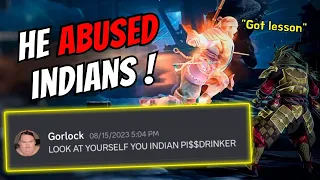 illiterate vaitname player abused Indians ,Got REKT by Daddy Odyssey 🤡 || Shadow Fight 4 Arena