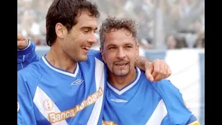 Roberto Baggio & Guardiola vs Piacenza | Duet of The Virtuosos | 2003 Serie A | 1 Goal & 1 Assist