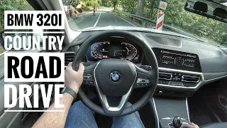BMW 320i (2019) | POV Country Road Drive