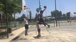 NBA Players' Drive By Dunk Challenge