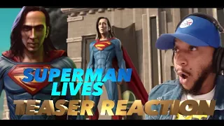 Superman Lives - Animated Teaser REACTION | Starring Nicholas Cage