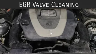 EGR/Air Shutoff Valve Cleaning | Mercedes M272 Engine E-Class W212