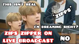 BTS V (Taehyung) Thought He wasn't on Live Broadcast Until He...
