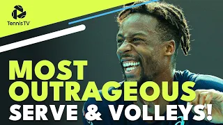 Most OUTRAGEOUS Serve & Volley Tennis Plays 👀