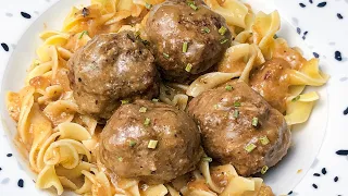 Meatballs and Gravy recipe - Cooking With Tovia