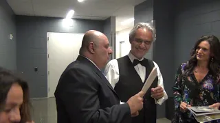 THE DAY I MET ANDREA BOCELLI AGAIN!!!