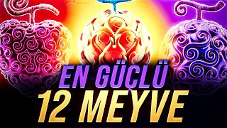 EN GÜÇLÜ 12 ŞEYTAN MEYVESİ | ONE PİECE